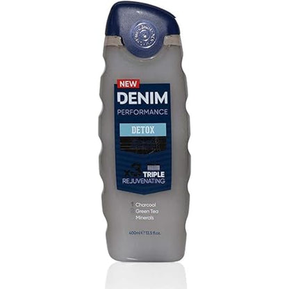 Denim Performance Detox Body and Face Wash X 3 Triple Rejuvinating 400ml