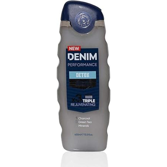 Denim Performance Detox Body and Face Wash X 3 Triple Rejuvinating 400ml