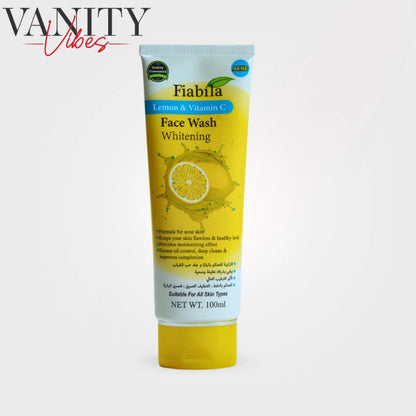 Fiabila Lemon & Vitamin C Face Wash 100 ml Brightening & Oil Control
