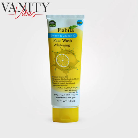 Fiabila Lemon & Vitamin C Face Wash 100 ml Brightening & Oil Control