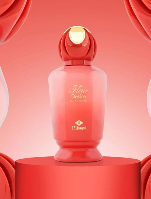 Fleur Desire Pour Femme by Tad Angel EDP 100ml for Women - Long Lasting Floral Perfume, Luxury Fragrance Spray, Feminine Roma