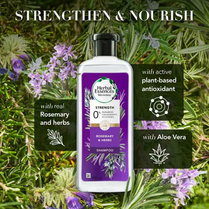 Herbal Essences Strength Rosemary & Herbs Strength Shampoo 400ml