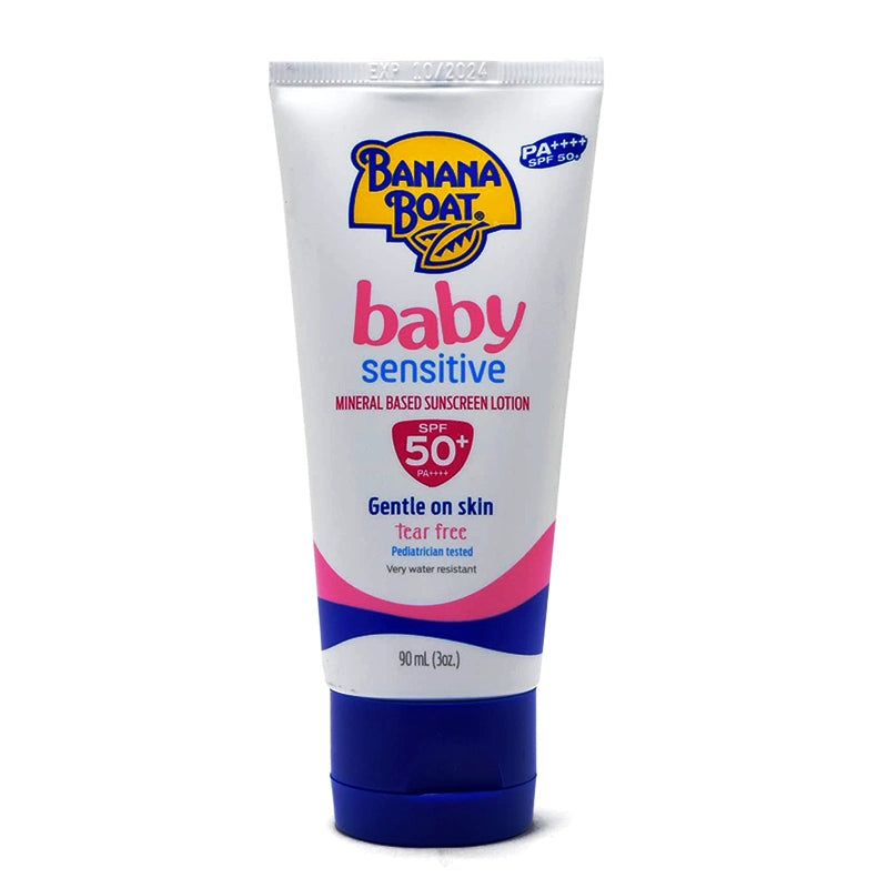 Banana Boat Baby Sensitive Mineral Based Sunscreen Lotion SPF 50+ PA 90ml
