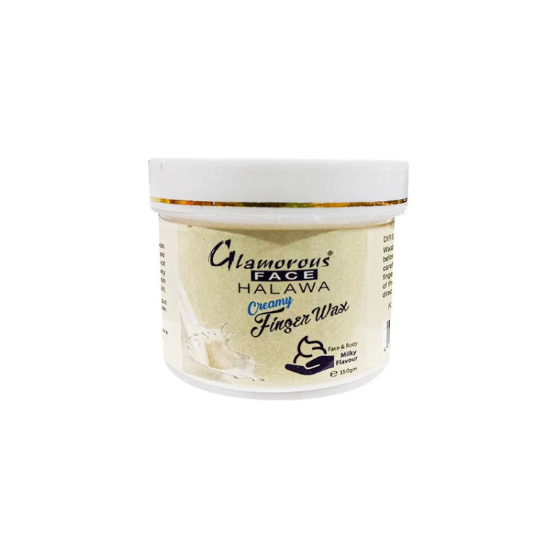 Glamorous Face Finger Wax 150 gm (Milky)