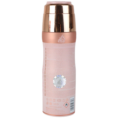 Lattafa Ameerat Al Arab Prive Rose Princess of Arabia by Asdaaf Perfumed Body Spray 200ml