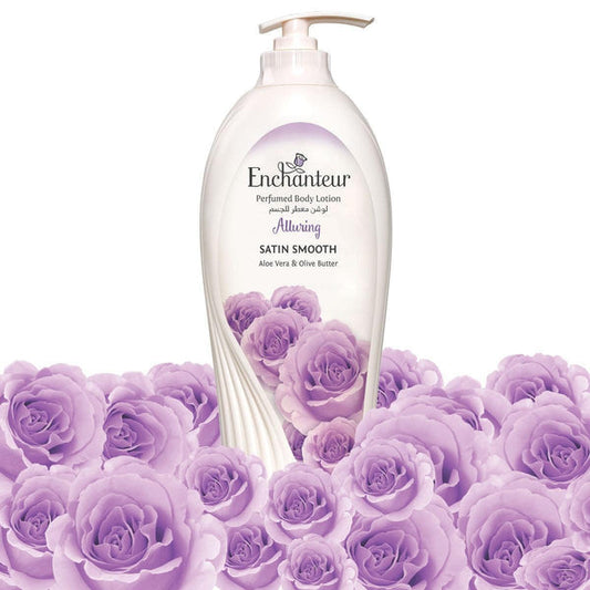 Enchanteur Alluring Perfumed Body Lotion 500ml - Deep Moisturizing Floral Fragrance Lotion for Soft, Smooth & Radiant Skin Da