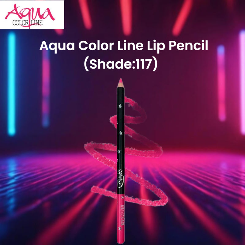 Aqua Color Line Lip Pencil (Shade:117)