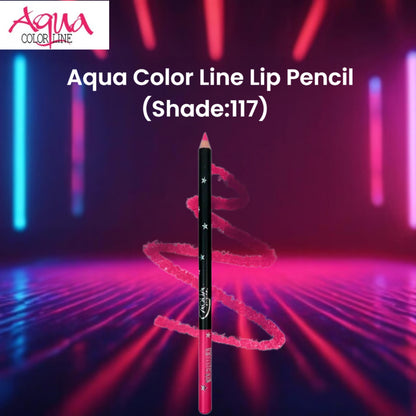 Aqua Color Line Lip Pencil (Shade:117)