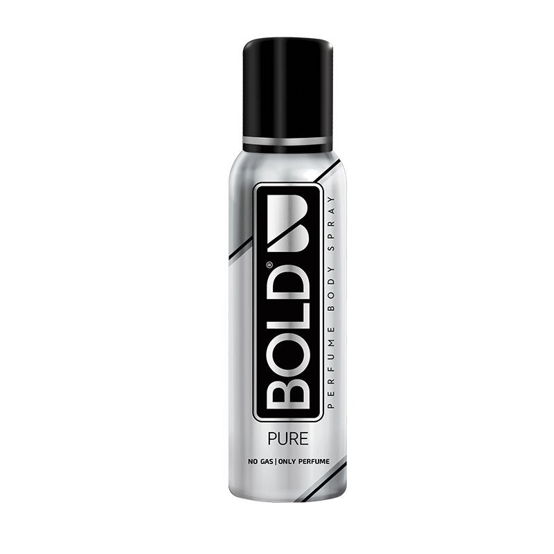 Bold Pure Perfume Body Spray 120ml For Men & Women – Long Lasting Fresh Fragrance Body Spray, Premium Deodorant Spray, Clean 