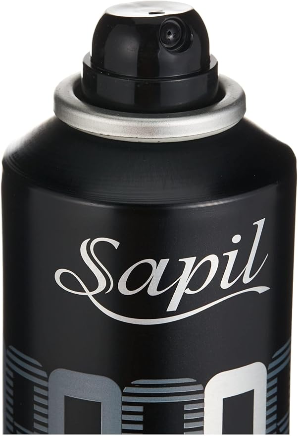Solid Black Deodorant Body Spray for Men 200ml – Long Lasting Fresh Masculine Fragrance with Strong Odor Protection & All Day
