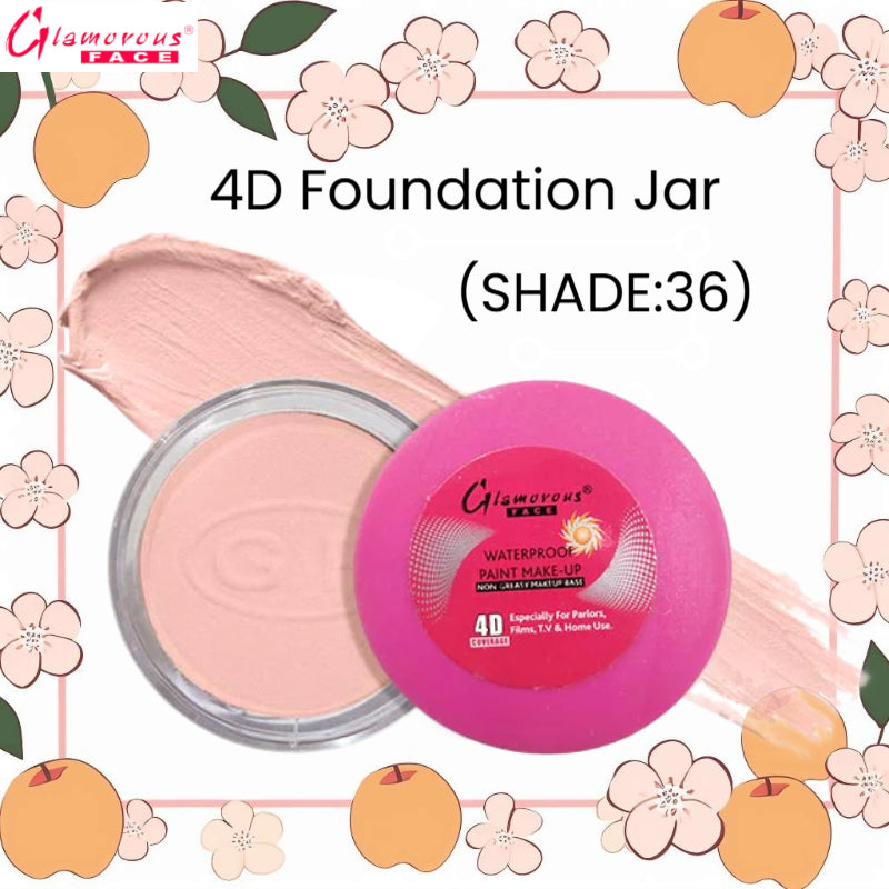 Glamorous Face 4D Foundation Jar (Shade:36)