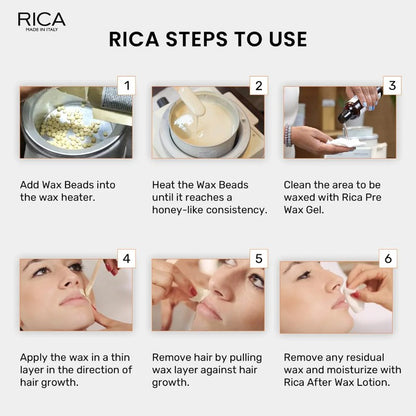 Rica White Chocolate Brazilian Hard Bead Wax -150 gm