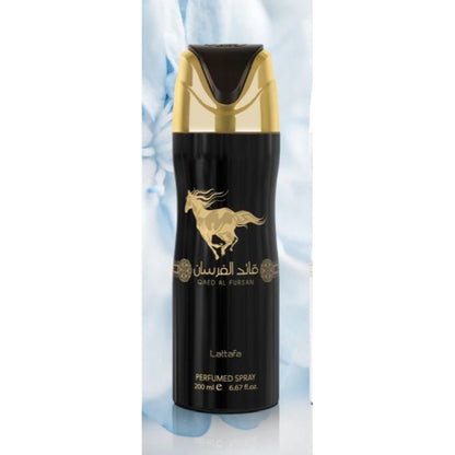 Qaed Al Fursan Lattafa Perfumed Body Spray 200ml – Long Lasting Bold Fragrance for Men