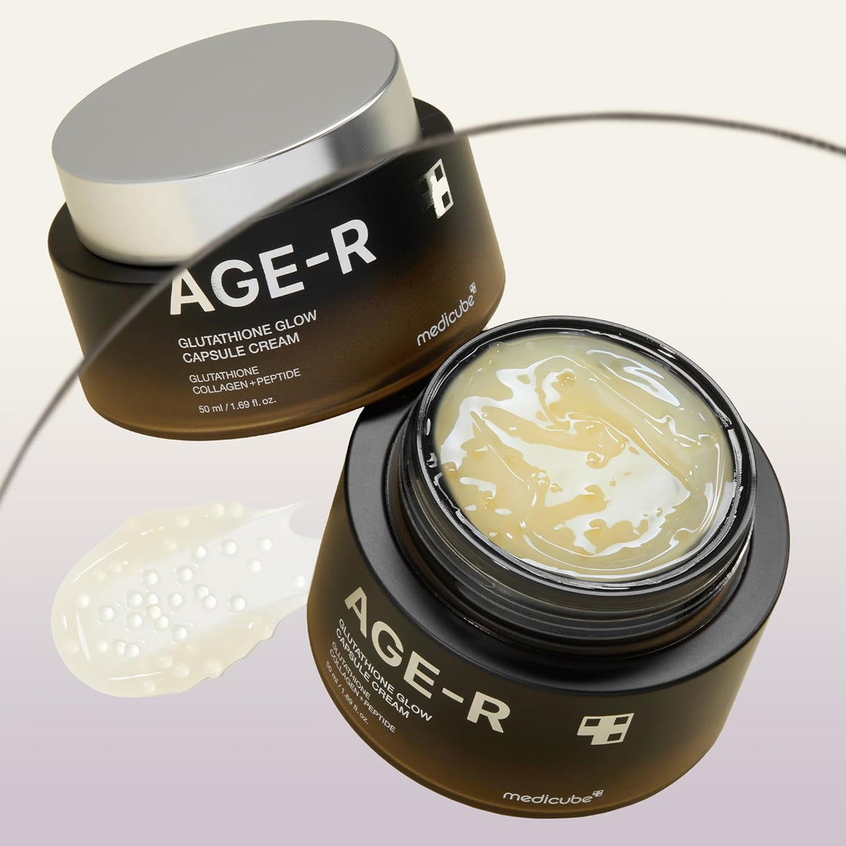 Medicube AGE-R Glutathione Glow Capsule Cream 50 ml Brightening & Anti-Aging Care (K Beauty)