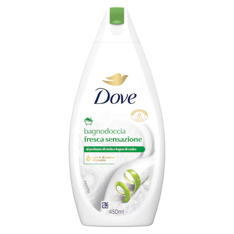 Dove Fresca Sensazione Moisturizing Shower Gel 450ml – Refreshing & Gentle Hydrating Body Wash for Smooth & Soft Skin