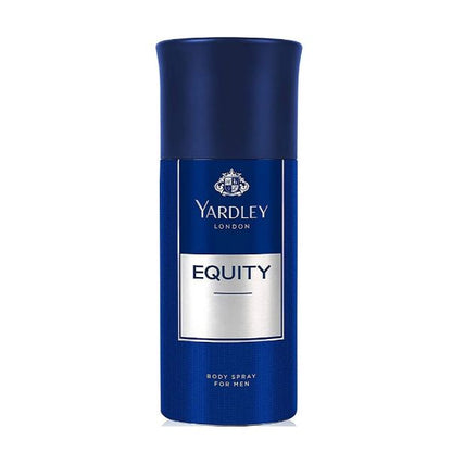 Yardley London Equity Body Spray for Men 150ml – Long Lasting Masculine Fragrance Deodorant Spray with All Day Freshness, Odo