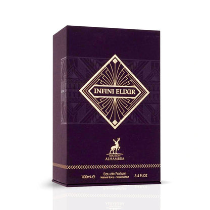 Infini Elixir Eau de Parfum Spray 100ml by Maison Alhambra Long-Lasting Elegant & Unisex Fragrance