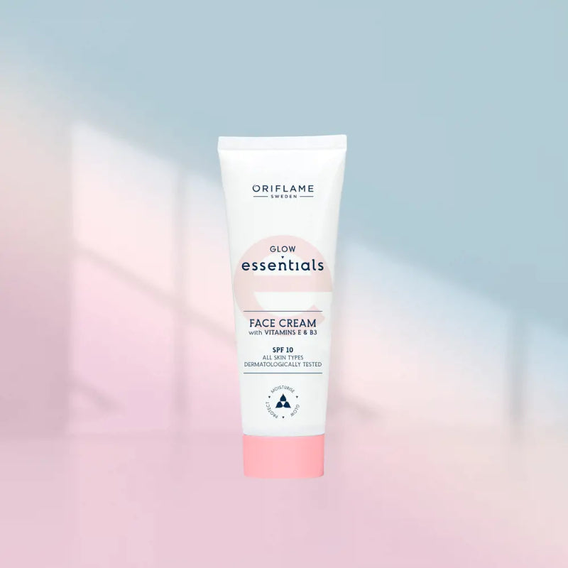 Oriflame Glow Essentials Face Cream SPF 10 with Vitamin E & B3 50ml
