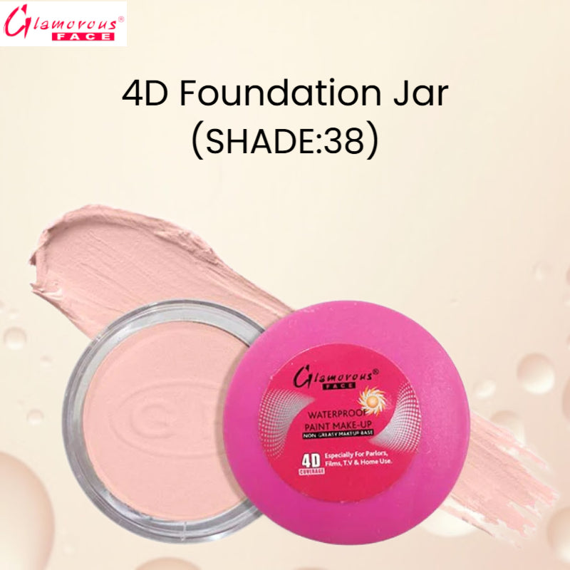 Glamorous Face 4D Foundation Jar (Shade:38)