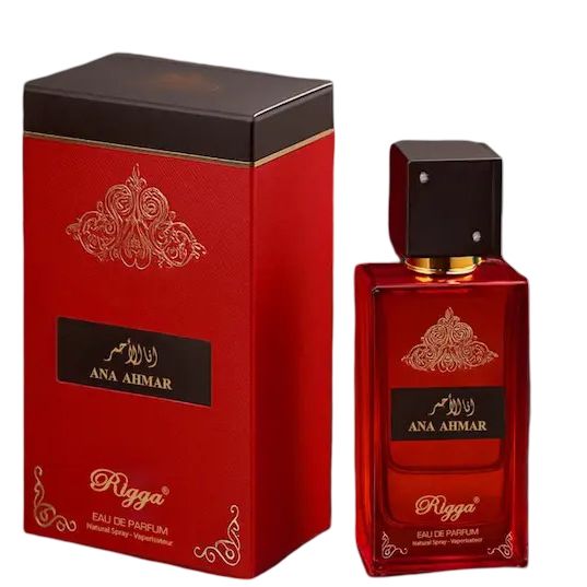 Rigga Ana Ahmar “I Am Red” Eau De Parfum 100ml – Long Lasting Warm Spicy Sweet Woody Fragrance Perfume for Men Strong Masculi