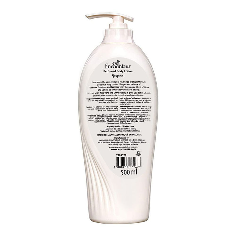 Enchanteur Perfumed Body Lotion Gorgeous 500ml