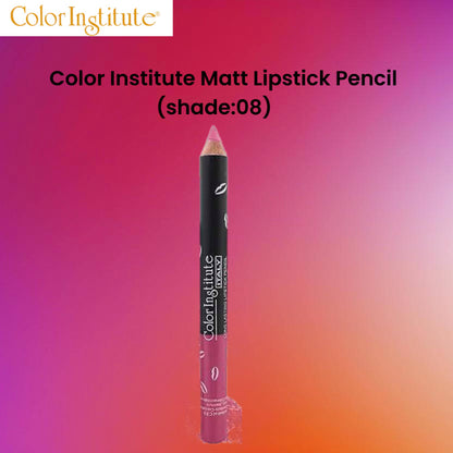 Color Institute Matt Lipstick Pencil (shade:08)