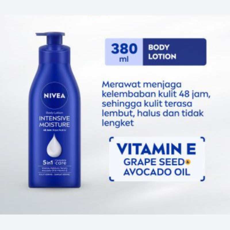 Nivea Intensive Moisture 5 in 1 Complete Care Avocado Oil & Vitamin E Body Lotion 380ml