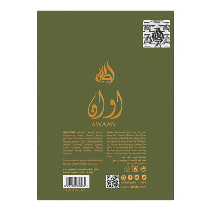 Aris Perfumes Lattafa Awaan Eau de Parfum- for Men & Women-100ml