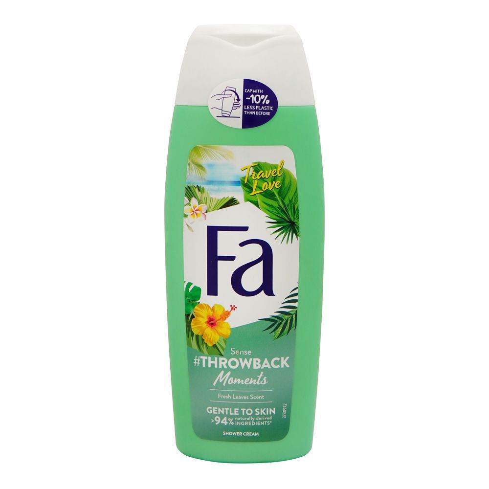 Fa Sense #Throwback Fresh Leaves Scent Shower Cream 250ml – Long Lasting Refreshing Fragrance