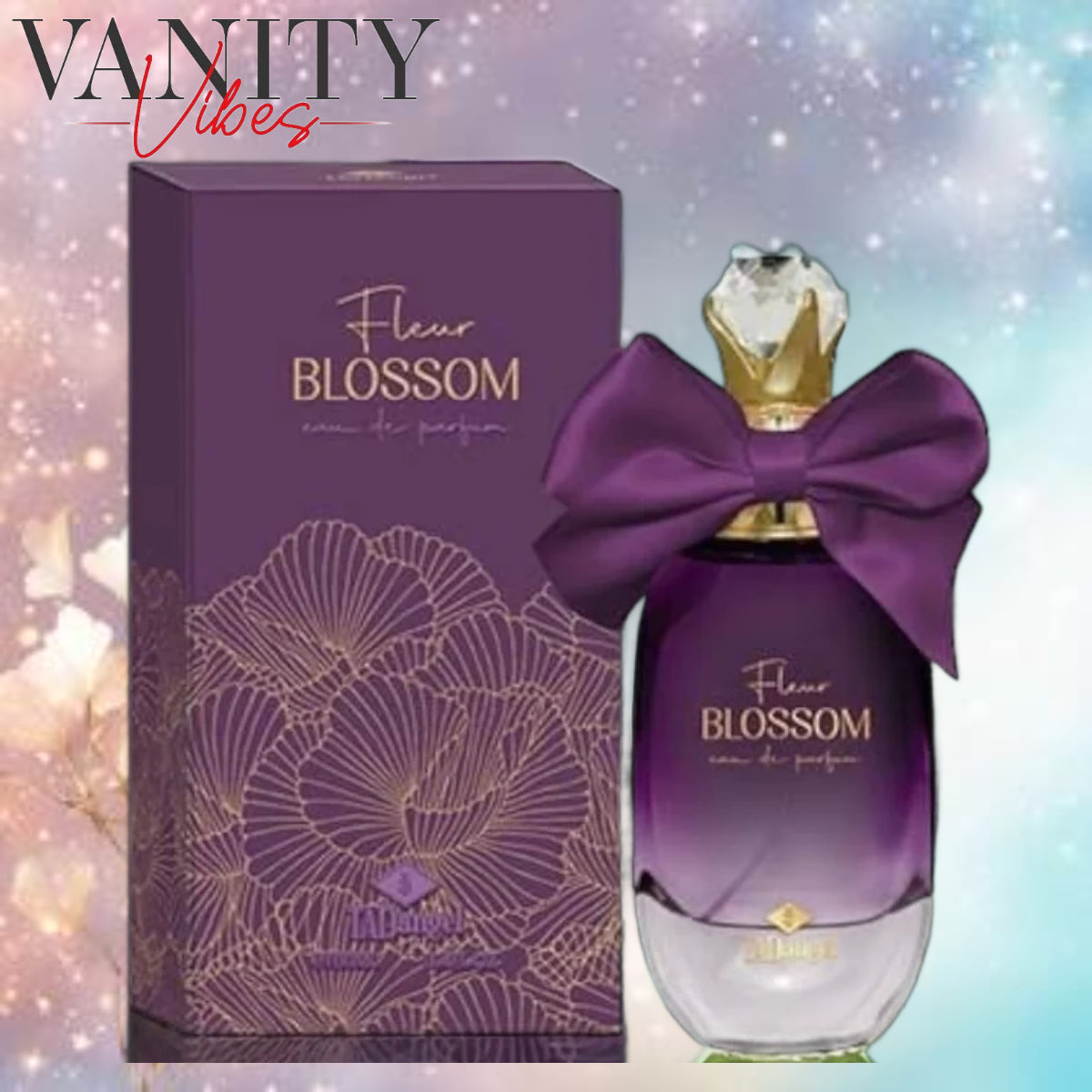 Tad Angel Fleur Blossom EDP 100ml for Women - Long Lasting Floral Perfume, Luxury Fragrance Spray, Feminine Sweet Scent for D
