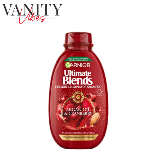 Garnier Ultimate Blends Colour Illuminator Shampoo Argan Oil & Cranberry 400ml