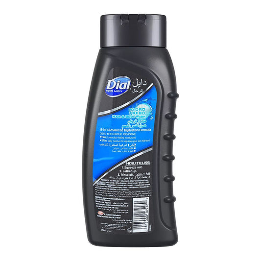 Dial for Men Hydro Fresh Hair + Body Wash Advanced Hydration 473ml