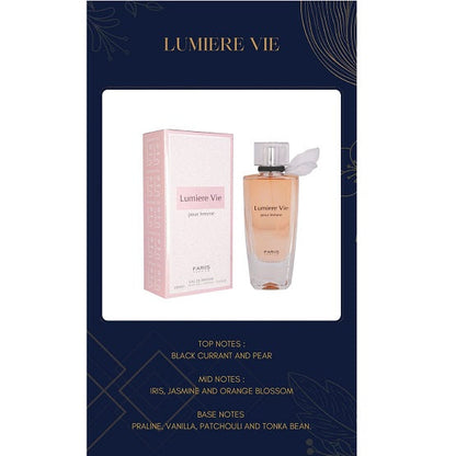 Faris Lumiere Vie Pour Femme by Fariis 100ml EDP 100ml for Women