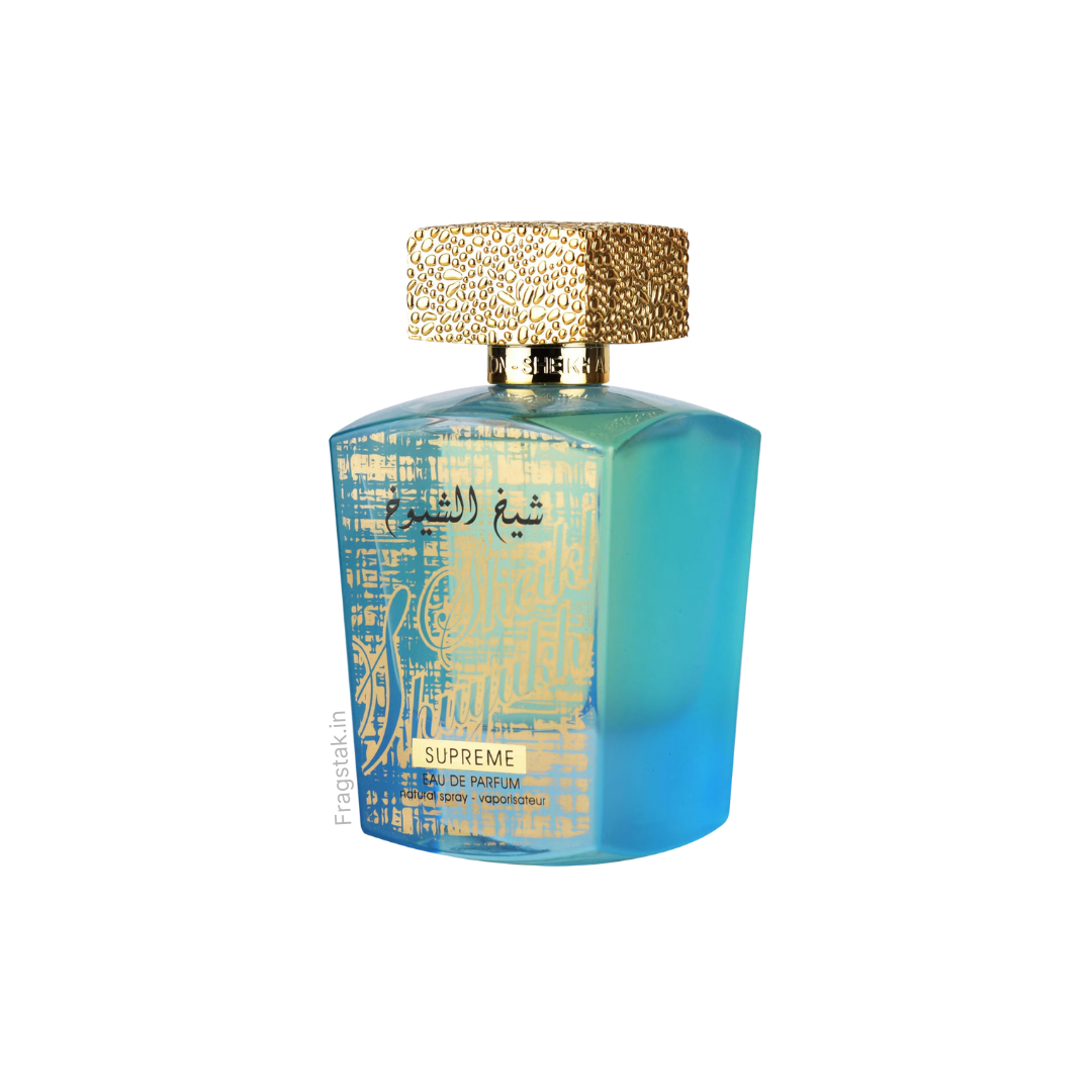 Lattafa Sheikh Al Shuyukh Supreme Eau de Parfum 100ml - Long Lasting Original Bold Woody Masculine Fragrance for Men