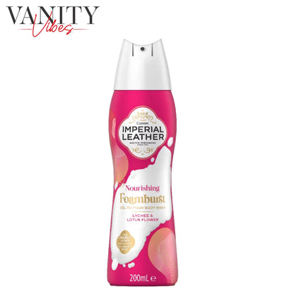 Imperial Leather Nourishing Foamburst Lychee & Lotus Flower Gel To Foam Shower Gel 200ml