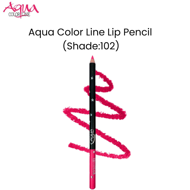 Aqua Color Line Lip Pencil (Shade:102)