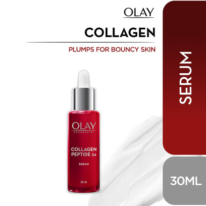 Olay Regenerist Peptide 24 Collagen Peptide Serum 30ml – Plumps Skin & Boosts Bouncy, Youthful Look