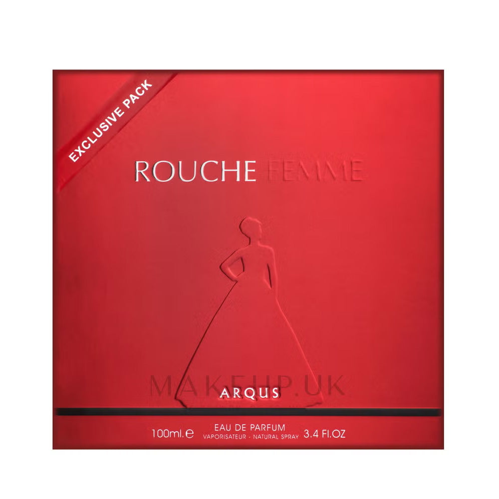 Arqus Rouche Femme Fragrance Set (Eau de Parfum 100ml + 50ml Deo) (Elegant & Feminine Scent)