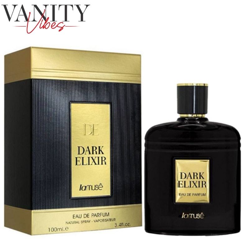 La Muse Dark Elixir Eau de Parfum for Men 100ml (Intense & Masculine Fragrance)