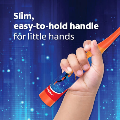 Colgate Kids Space Jam Battery Toothbrush – Includes 1 AA Battery, Fun & Effective Cleaning for Kids
