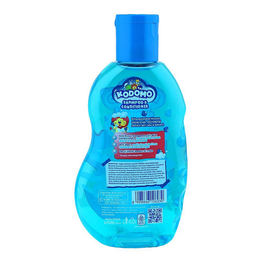 Kodomo Blueberry Antibacterial Shampoo & Conditioner For Kids 200ml