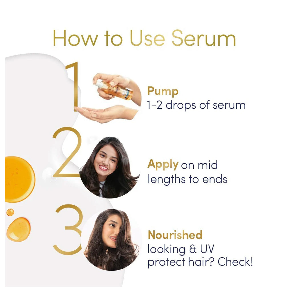 Dove All Day Nourish UV Protect Hair Serum Bio-Protein Care 100ml