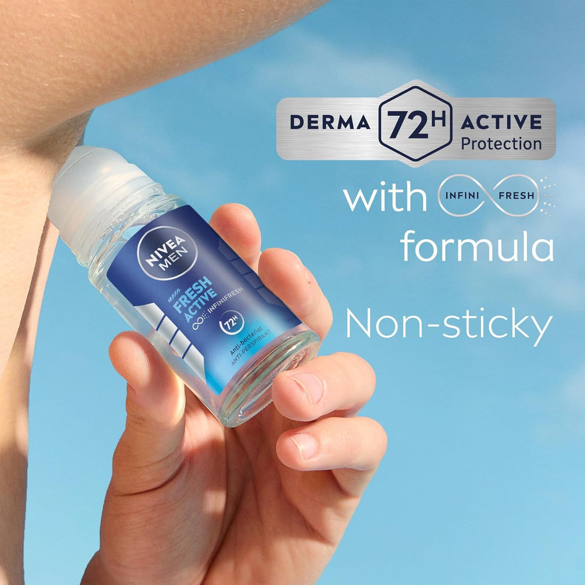 Nivea Men Fresh Active Infini Fresh 72H Deodorant Roll on 50ml