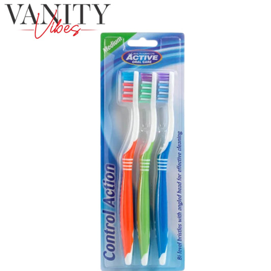 Beauty Formulas Active 3S Control Action Medium Tooth Brush