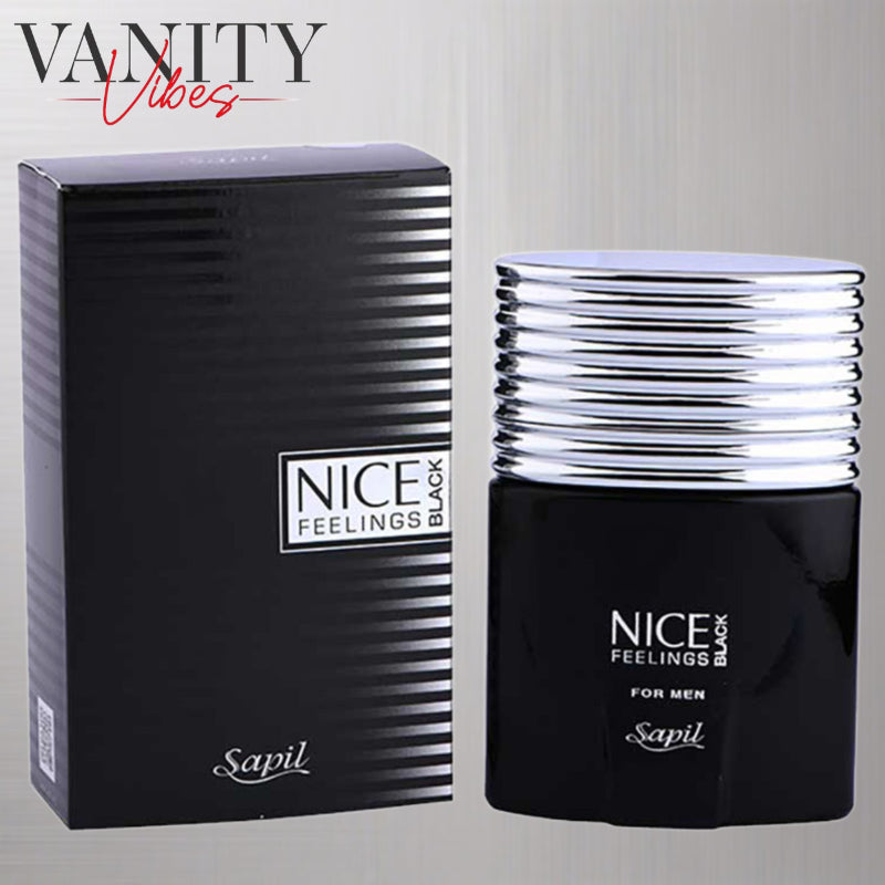 Nice Feelings Black by Sapil Eau de Toilette 75ml for Men