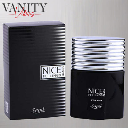 Nice Feelings Black by Sapil Eau de Toilette 75ml for Men