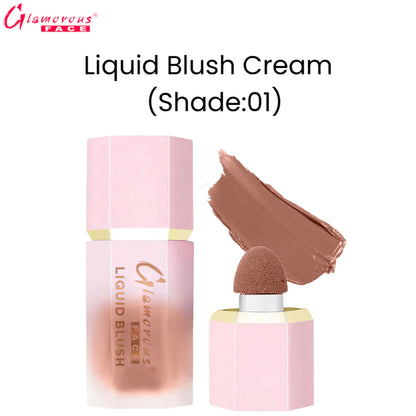 Glamorous Face Liquid Blush Cream (Shade:01)