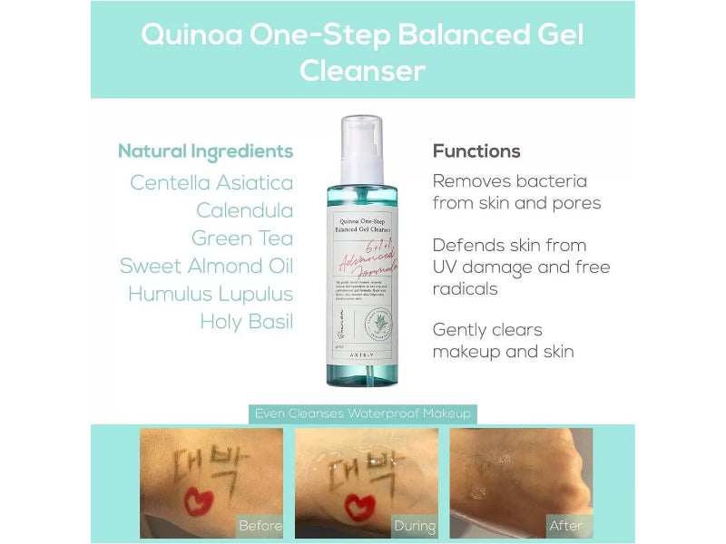 AXIS-Y Quinoa One Step Balanced Gel Cleanser 180 ml