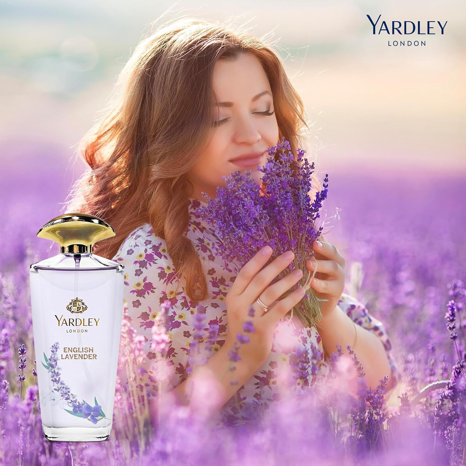 Yardley London English Lavender Eau De Toilette for Women 125ml – Classic Floral Lavender Fragrance Perfume with Soothing Fre