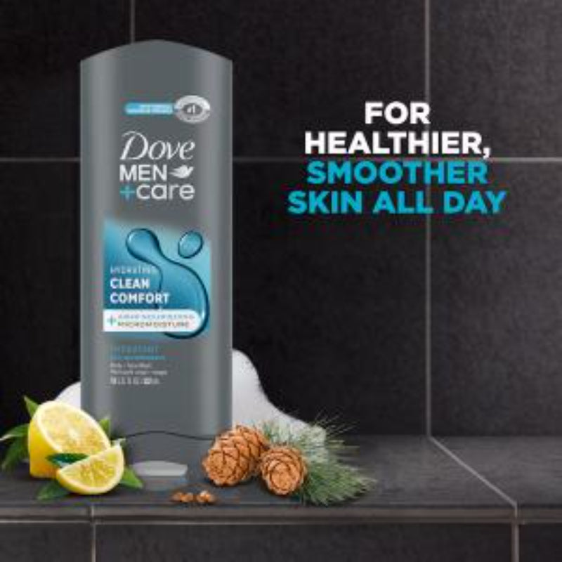Dove Men+Care Clean Comfort Body + Face Wash 13.5 FL OZ (400ml)
